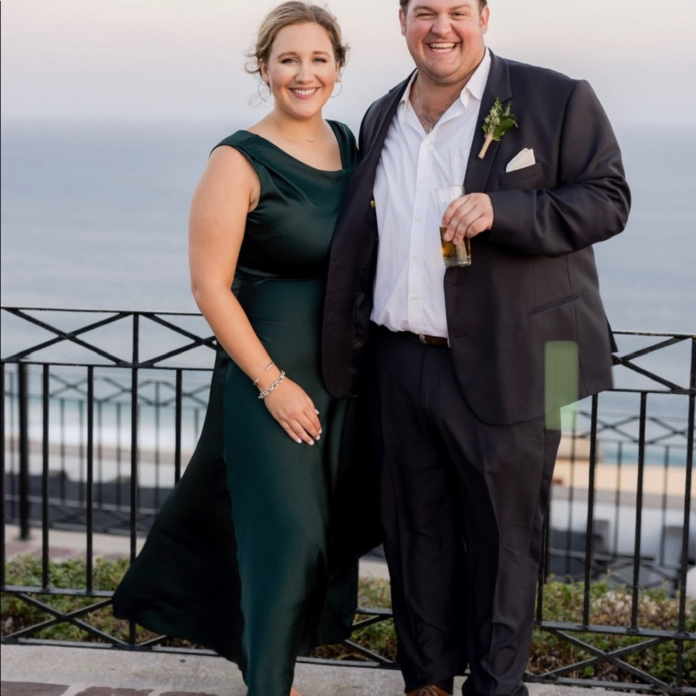 BHLDN Espen Dark Emerald Bridesmaid Dress